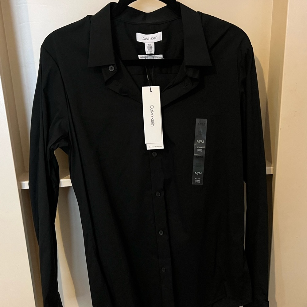 Men’s medium slim fit button down from Calvin Klein.  NWT